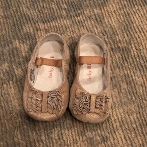 Baby Bloch gold ballet shoes for baby
